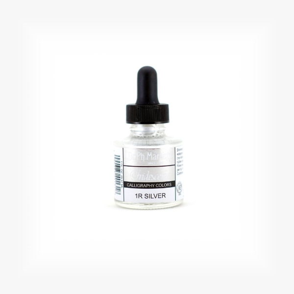 Picture of Dr.Ph.Martin's Iridescent Calligraphy Color 30ml Iridescent Silver