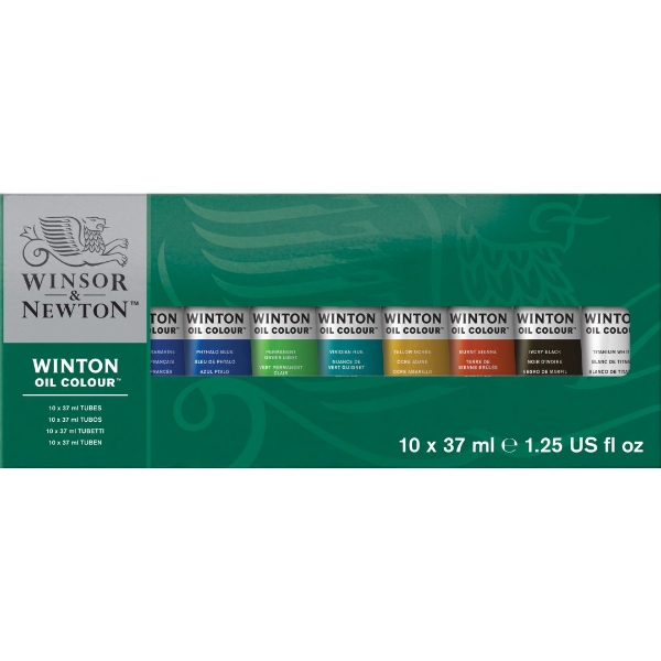 Picture of Winsor & Newton Winton Oil Colour Tube - Set of 10 (37ml)