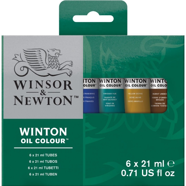 Picture of Winsor & Newton Winton Oil Colour Tube - Set of 6 (21ml)