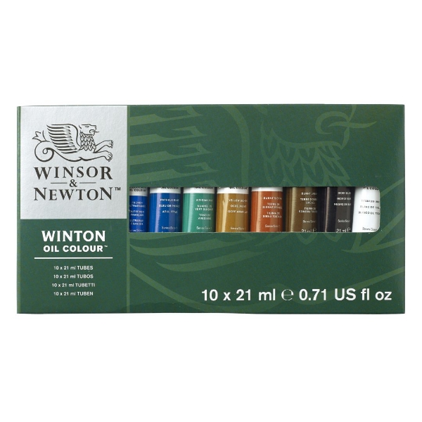 Picture of Winsor & Newton Winton Oil Colour Tube - Set of 10 (21ml)