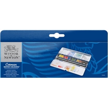 Picture of Winsor & Newton Cotman Watercolour BLUE BOX set