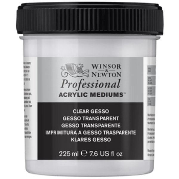 Picture of Winsor & Newton Artist Acrylic Gesso Clear - 225ml