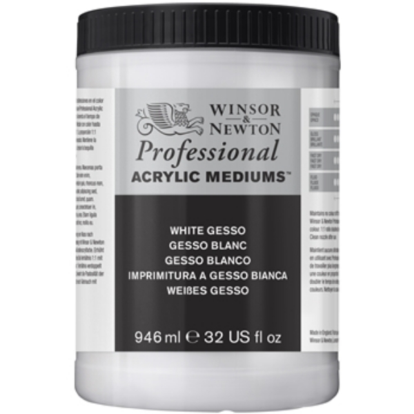 Picture of Winsor & Newton Acrylic Gesso - 946ml
