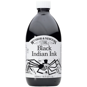 Picture of Winsor & Newton Black India Ink 500ml