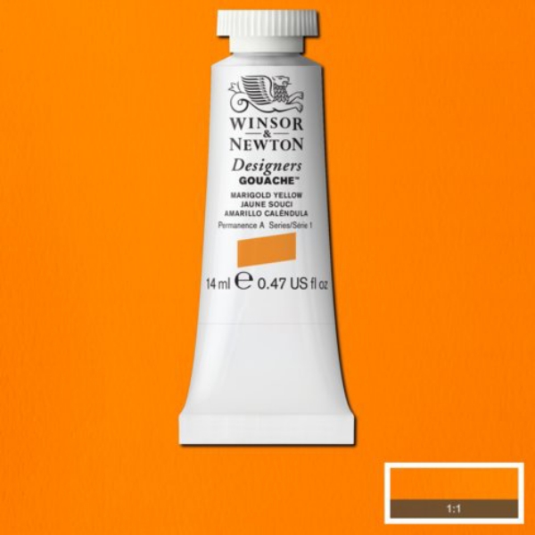 Picture of Winsor & Newton Designers Gouache 14ml - SR1 - Marigold Yellow
