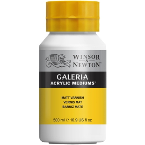 Picture of Winsor & newton Galeria Acrylic Mediums Matt Varnish 500ml