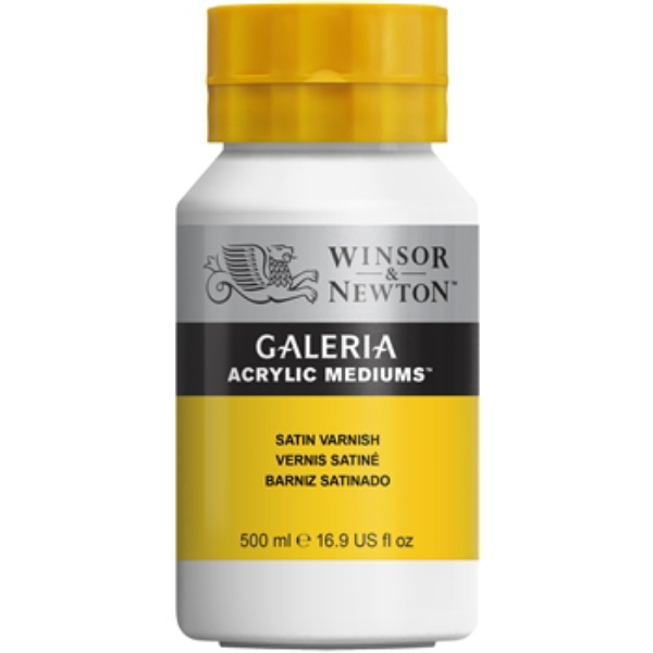 Picture of Winsor & newton Galeria Acrylic Mediums Satin Varnish 500ml