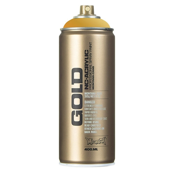 Picture of Montana  Gold Spray Paint 400ml Gold Matt - M3010