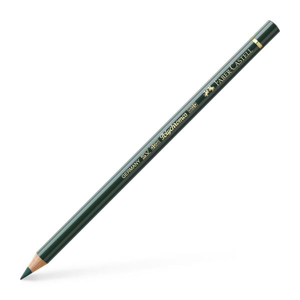 Picture of Faber Castell Polychromos Colour Pencil - Chrome Oxide Green (278)