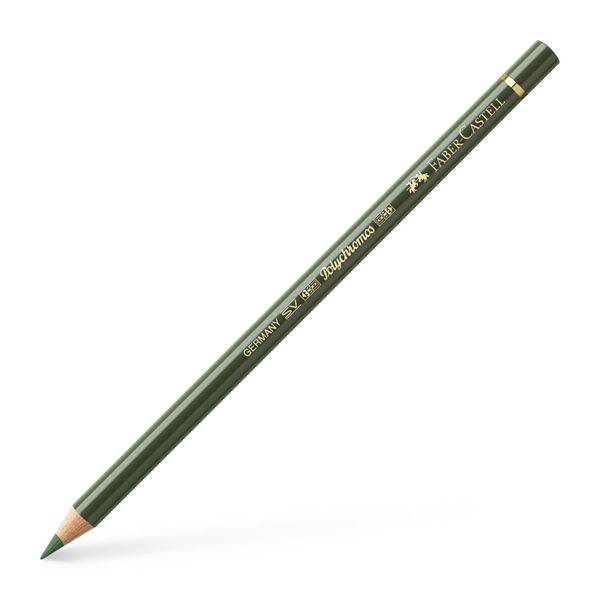 Picture of Faber Castell Polychromos Colour Pencil - Chromium Green Opaque (174)