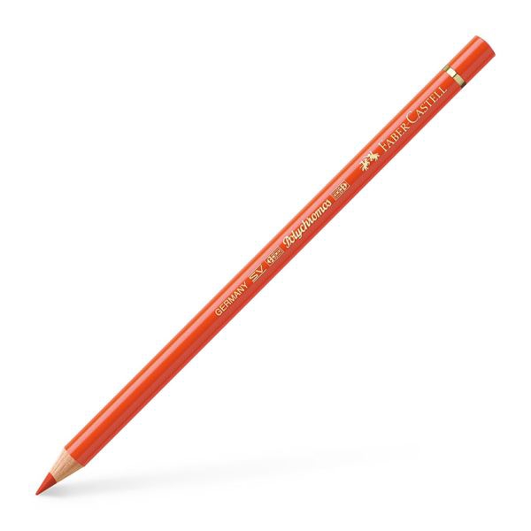 Picture of Faber Castell Polychromos Colour Pencil - Dark Cadmium Orange (115)