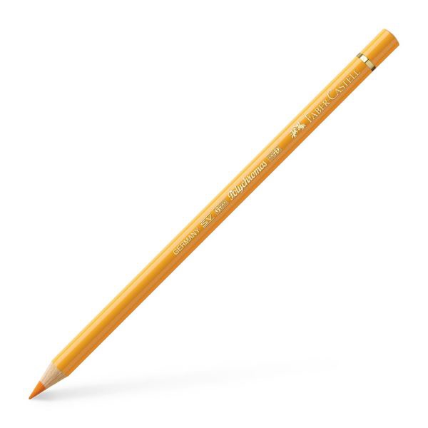 Picture of Faber Castell Polychromos Colour Pencil - Dark Chrome Yellow (109)