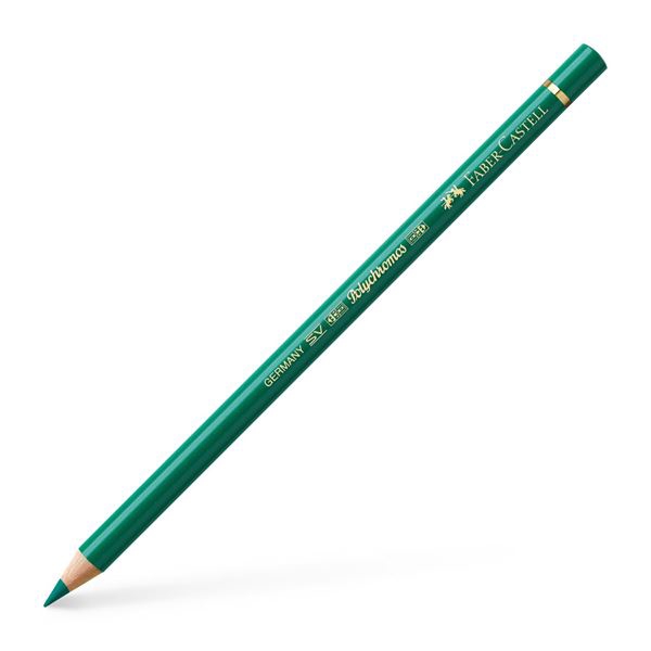 Picture of Faber Castell Polychromos Colour Pencil - Dark Phthalo Green (264)
