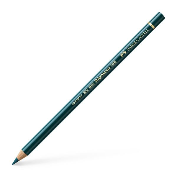 Picture of Faber Castell Polychromos Pencil - Deep Cobalt Green