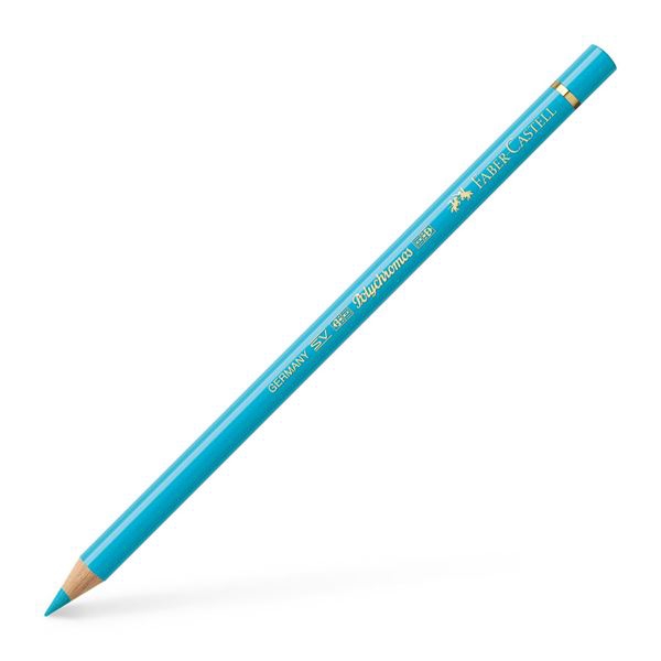 Picture of Faber Castell Polychromos Colour Pencil - Light Cobalt Turquoise (154)
