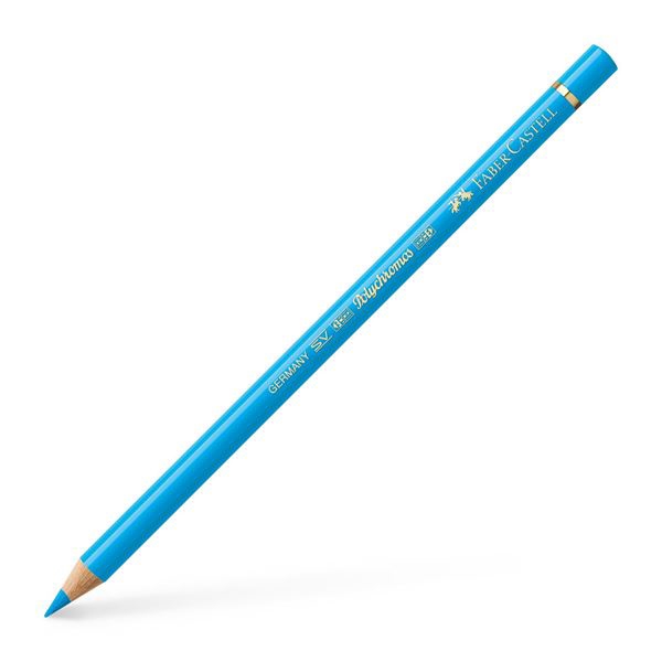 Picture of Faber Castell Polychromos Colour Pencil - Light Phthalo Blue (145)