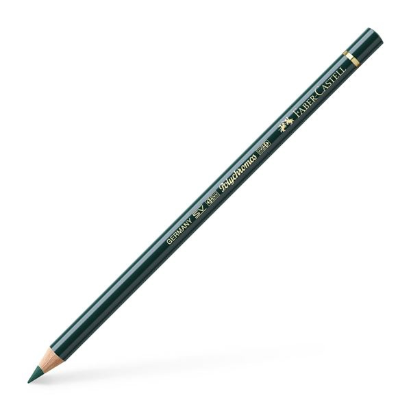 Picture of Faber Castell Polychromos Colour Pencil - Pine Green (267)