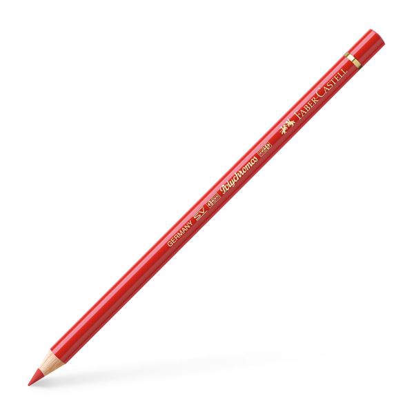 Picture of Faber Castell Polychromos Colour Pencil - Scarlet Red (118)