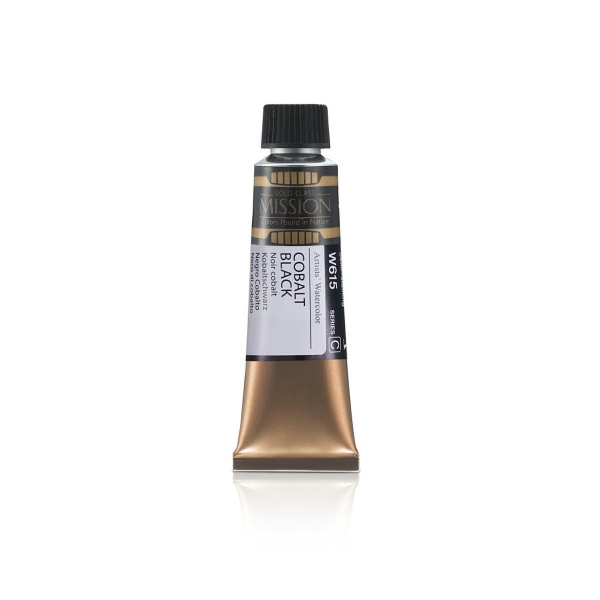 Picture of Mijello Mission Gold Watercolour - 15ml (Series C - Cobalt Black - W615)