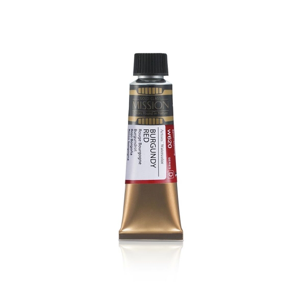 Picture of Mijello Mission Gold Watercolour - 15ml (Series D - Burgundy Red - W620)