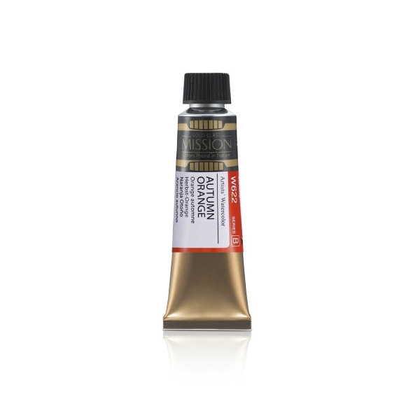Picture of Mijello Mission Gold Watercolour - 15ml (Series B - Autumn Orange - W622)