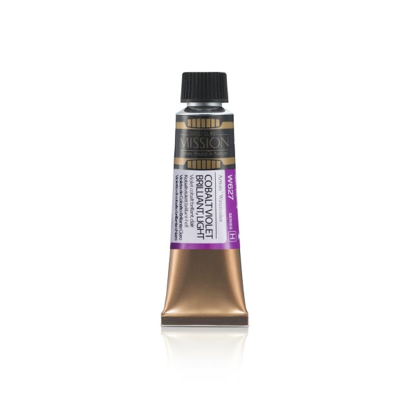 Picture of Mijello Mission Gold Watercolour - 15ml (Series H - Coblat Violet Brilliant Light - W627)