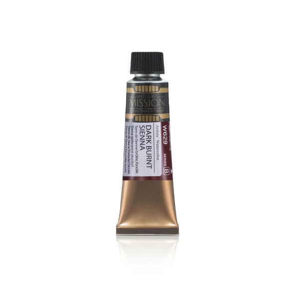 Picture of Mijello Mission Gold Watercolour - 15ml (Series B - Dark Burnt Sienna - W629)