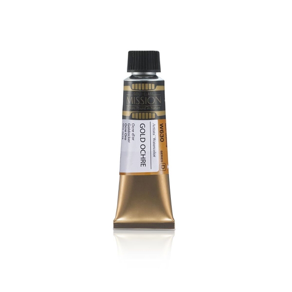 Picture of Mijello Mission Gold Watercolour - 15ml (Series D - Gold Ochre - W630)