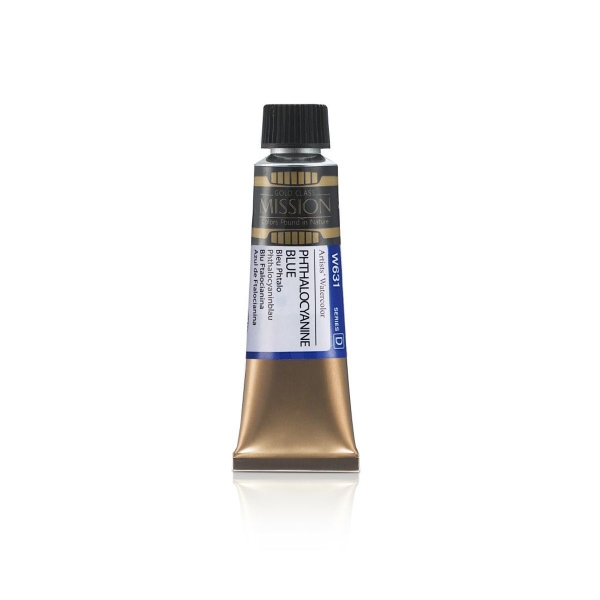Picture of Mijello Mission Gold Watercolour - 15ml (Series D - Phthalocyanine Blue - W631)