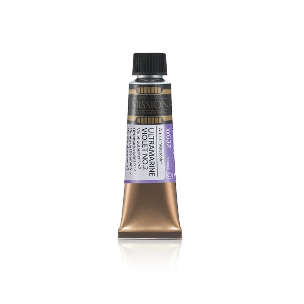 Picture of Mijello Mission Gold Watercolour - 15ml (Series C - Ultramarine Violet - W632)