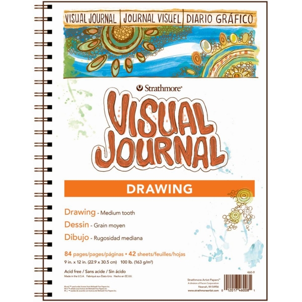 Picture of Strathmore 400 Series Drawing Visual Journal - Wire Bound - 163gsm 9x12" (84 Pages)