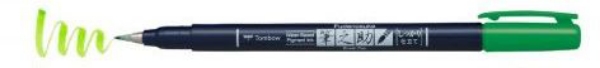 Picture of Tombow Brush Pen Green (Hard Tip) Fudenosuke
