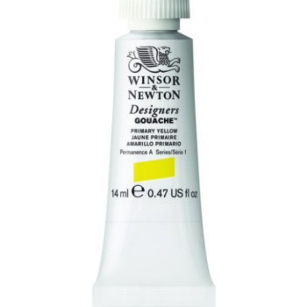 Picture of Winsor & Newton Designers Gouache 14ml - SR1 - Primary Yellow