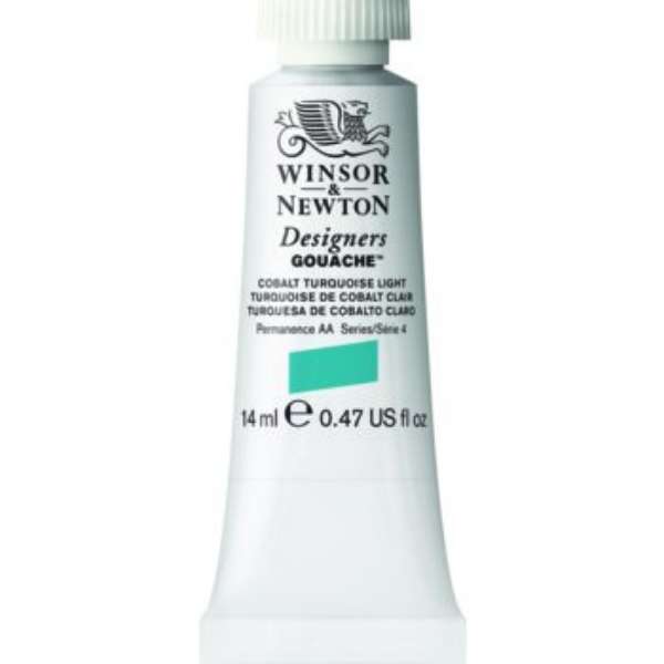 Picture of Winsor & Newton Designers Gouache 14ml - SR4 - Cobalt Turquoise Light