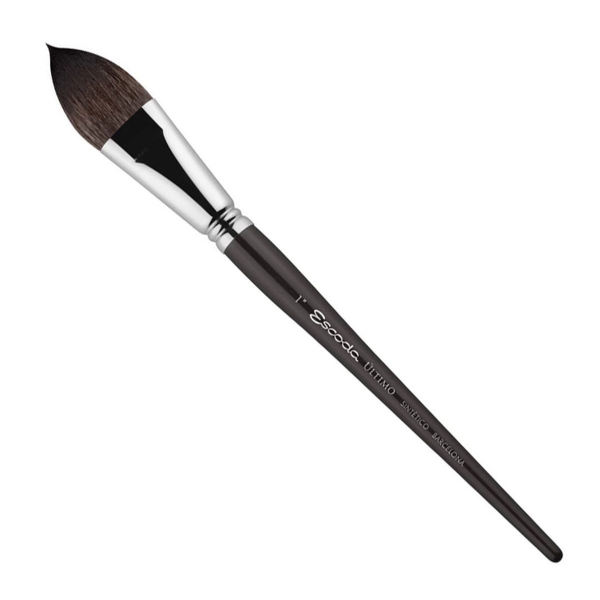 Picture of Escoda SR-1523 ULTIMO FILBERT FLAT SYNTHETIC TENDO BRUSH No:1"
