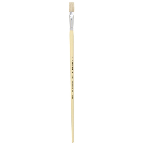 Picture of Art Essentials White bristle Flat Brush 150F-6
