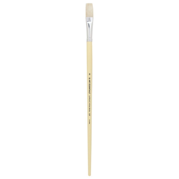 Picture of Art Essentials White bristle Flat Brush 150F-8