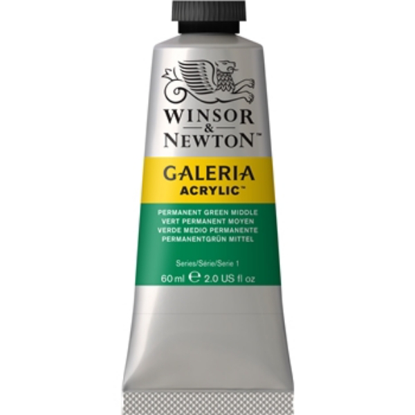 Picture of Winsor & Newton Galeria Acrylic Colour - Permanent Green Middle