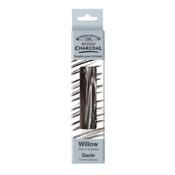 Picture of Winsor & Newton Willow Charcoal (Thin Sticks) Pack of 3