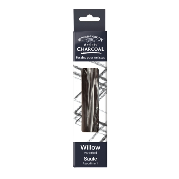 Picture of Winsor & Newton Willow Charcoal (Assorted Sticks) Pack of 12