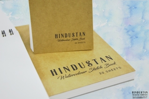 Picture of Hindustan Watercolour Sketch Book (Rough) 240gsm A4 - 20 Sheets