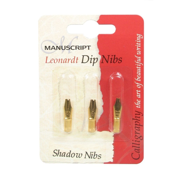 Picture of Manuscript Leonardt Dip Shadow Nib Calligraphy Set of 3