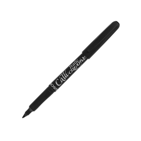 Manuscript Callicreative Italic Marker Black