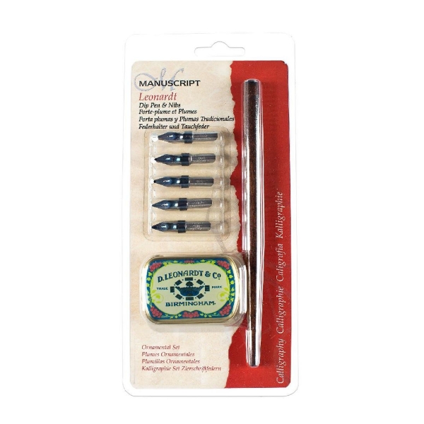 Picture of Manuscript Leonardt Dip Pen Nib Set of 5