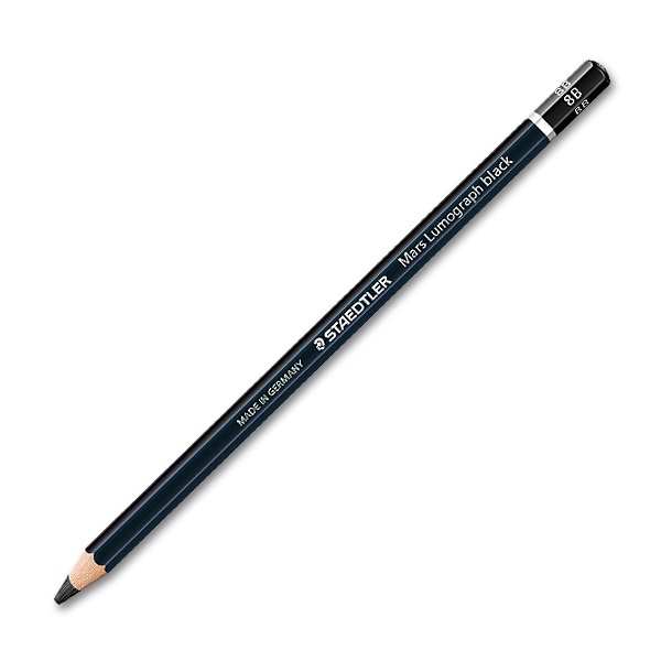 Picture of Staedtler Mars Lumograph Black Carbon Pencil - 8B