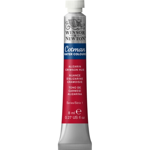 Picture of Winsor & Newton Cotman Watercolour - Alizarin Crimson Hue (8ml)