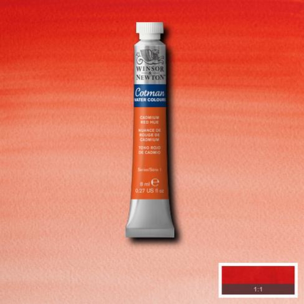 Picture of Winsor & Newton Cotman Watercolour - Cadmium Red Hue (8ml)