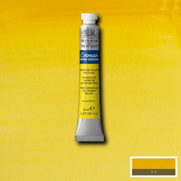 Picture of Winsor & Newton Cotman Watercolour - Cadmium Yellow Pale Hue (8ml)