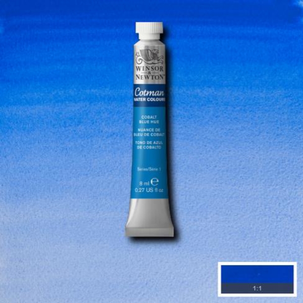 Picture of WWinsor & Newton Cotman Watercolour - Cobalt Blue Hue (8ml)