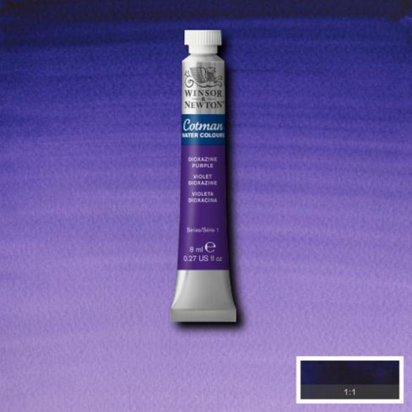 Picture of Winsor & Newton Cotman Watercolour - Dioxazine Violet (8ml)